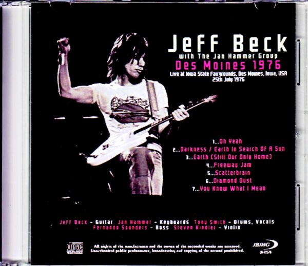 Jeff Beck/IA,USA 1976 - Image 2