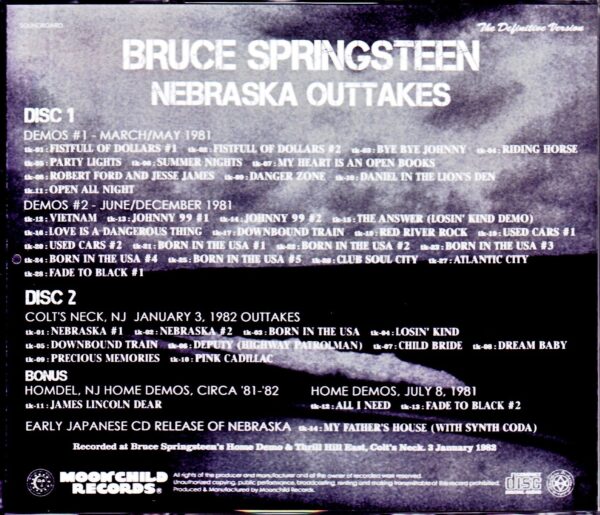 Bruce Springsteen/Nebraska Home Demos & more - Image 2