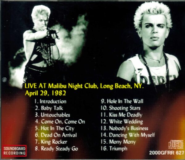 Billy Idol/NY, USA 1982 - Image 2