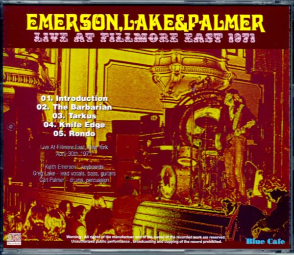 EL & P Emerson,Lake and Palmer /NY,USA 1971 - Image 2