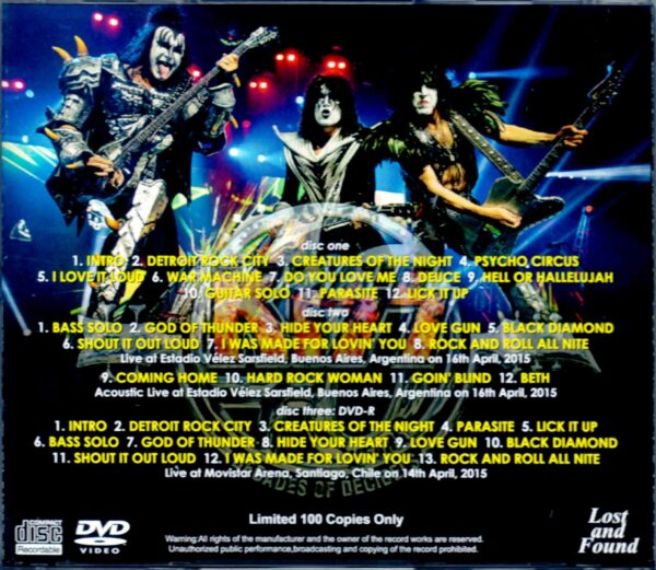Kiss/Argentina 2015 & more - Image 2