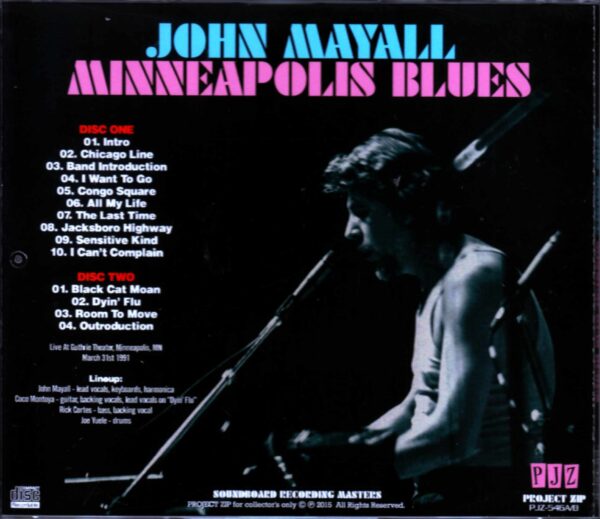 John Mayall/MN, USA 1991 - Image 2