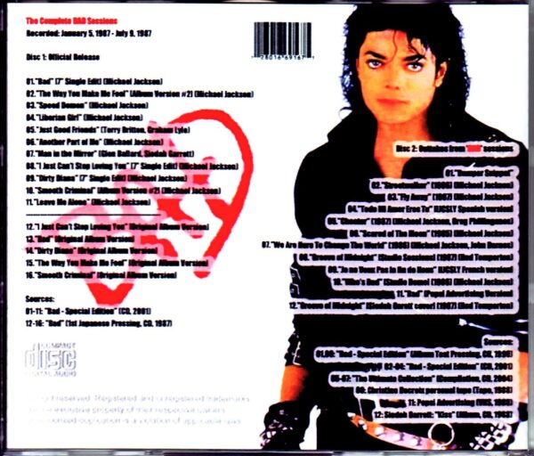 Michael Jackson/Bad Complete Sessions - Image 2