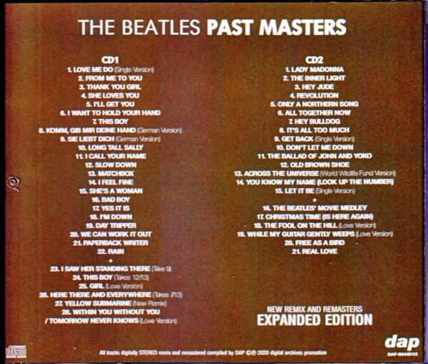 Beatles/Past Masters New Remix and Remasters - Image 2