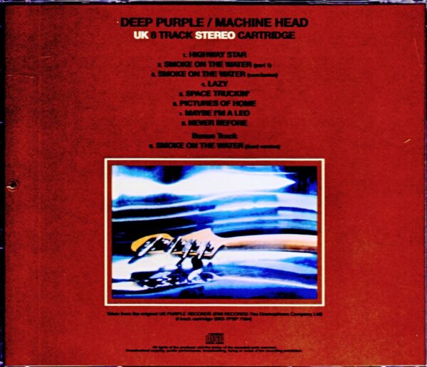 Deep Purple/Machine Head Original UK 8 Track Cartridge - Image 2