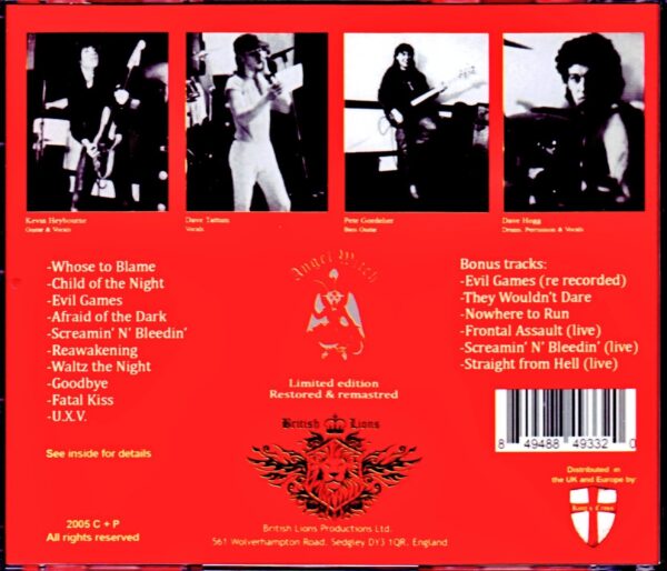 Angel Witch/Screamin' Bleedin' & more - Image 2
