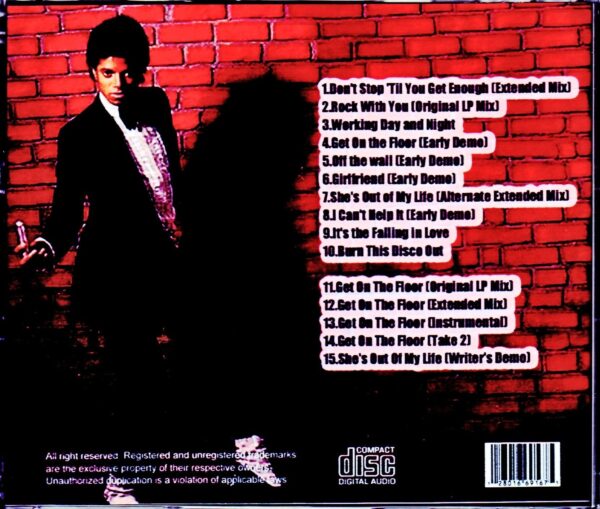 Michael Jackson/Alternate Off the Wall - Image 2