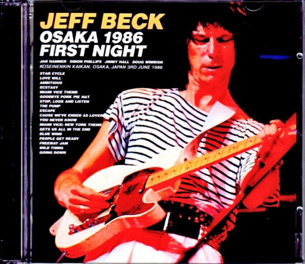 Jeff Beck/Osaka,Japan 6.3.1986