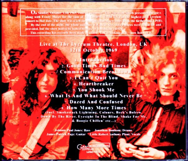 Led Zeppelin/London,UK 10.12.1969 Remastered - Image 2