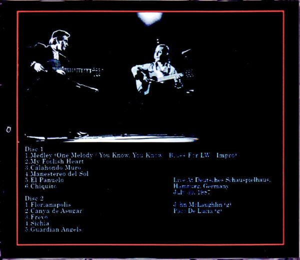 John McLaughlin,Paco De Lucia/Germany 7.30.1987 Complete - Image 2