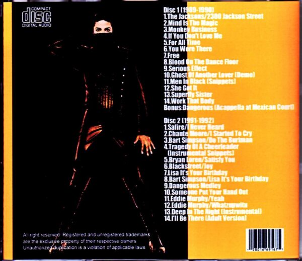 Michael Jackson/Complete Outtakes, Duets & Collaborations 1989-1992 - Image 2