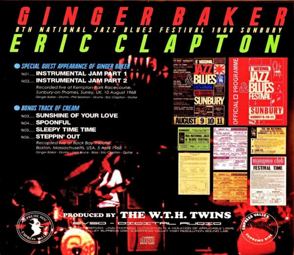 Eric Clapton,Ginger Baker/UK 1968 & more - Image 2