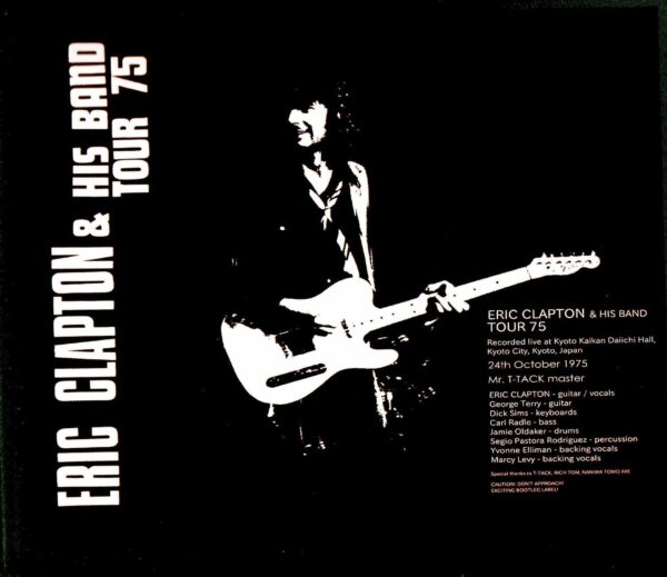 Eric Clapton/Kyoto,Japan 1975 2Source Version