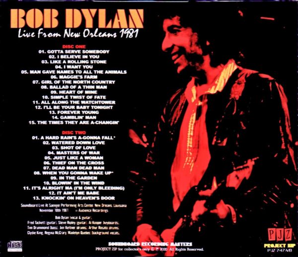 Bob Dylan/LA, USA 1981 Complate - Image 2
