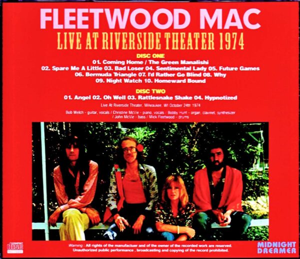 Fleetwood Mac/WI, USA 1974 - Image 2