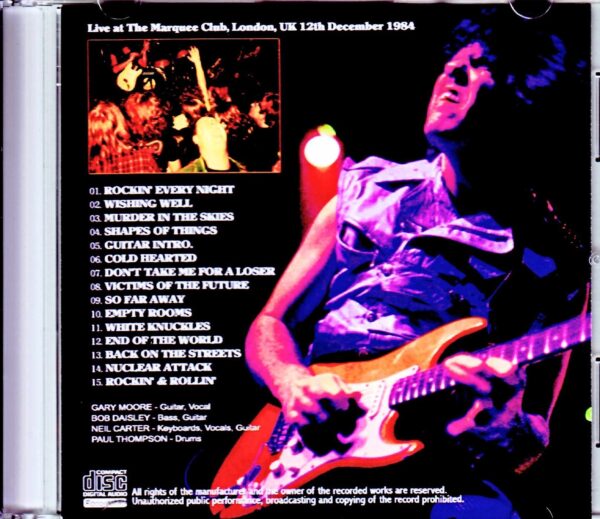 Gary Moore/London,UK 12.12.1984 - Image 2