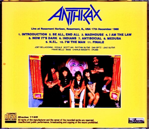 Anthrax/IL, USA 1988 - Image 2