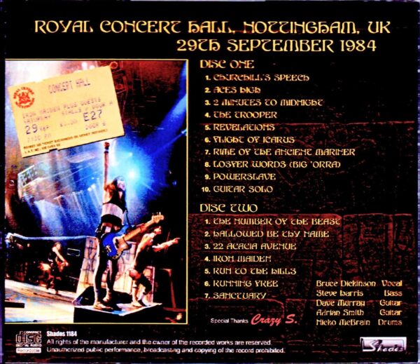 Iron Maiden/UK 1984 - Image 2