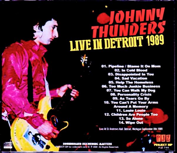 Johnny Thunders/MI, USA 1989 - Image 2