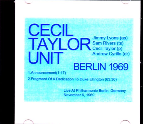 Cecil Taylor Unit/Germany 1969 - Image 2