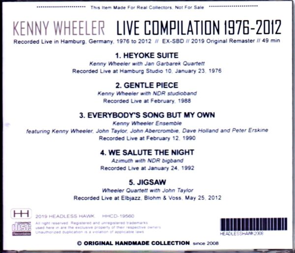Kenny Wheeler/German Live Compilation 1976-2012 - Image 2