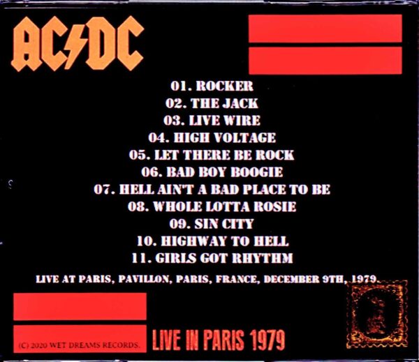 AC/DC/France 1979 - Image 2