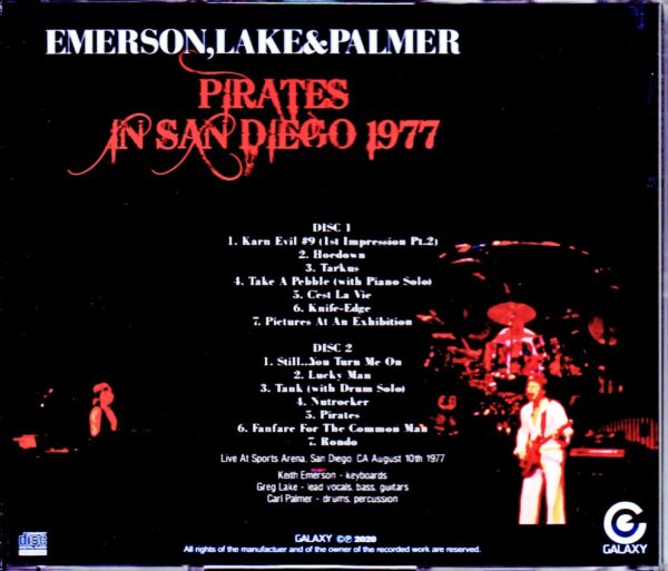 EL & P Emerson, Lake & Palmer/CA, USA 1977 - Image 2