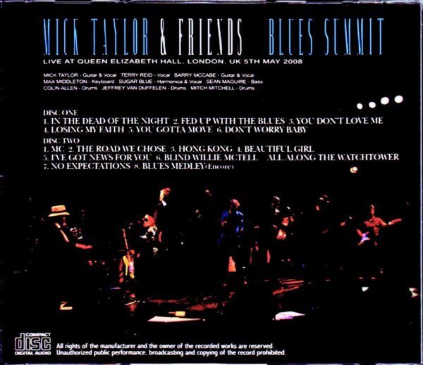 Mick Taylor & Friends/London,UK 2008 - Image 2