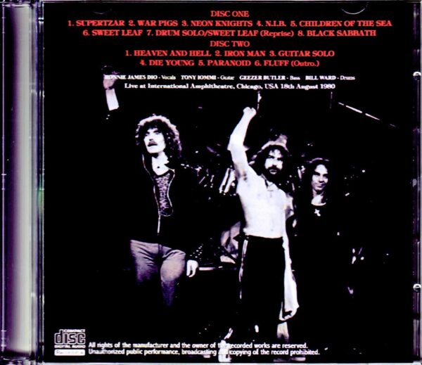 Black Sabbath/IL, USA 1980 - Image 2
