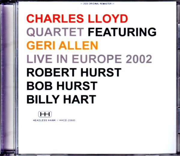 Charles Lloyd Quartet, Geri Allen/Italy 2002 & more