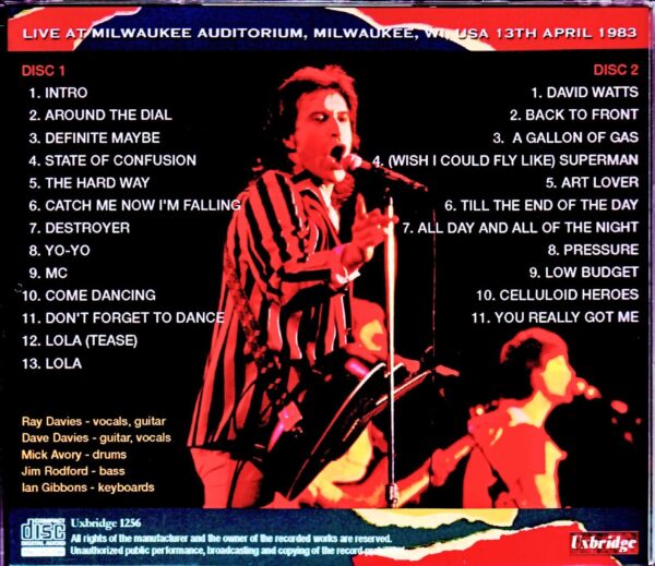 Kinks/WI, USA 1983 - Image 2