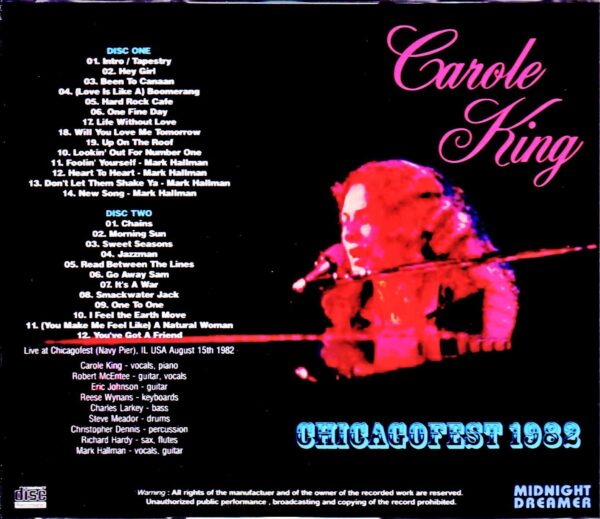 Carole King/IL, USA 1982 - Image 2