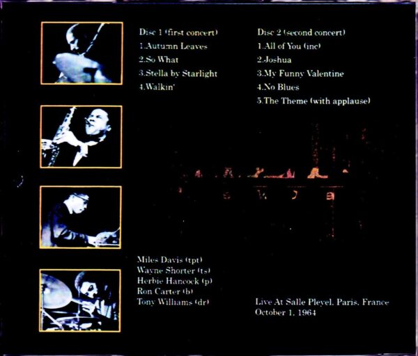 Miles Davis, Wayne Shorter, Herbie Hancock, Tony Williams/France 1964 Upgrade - Image 2