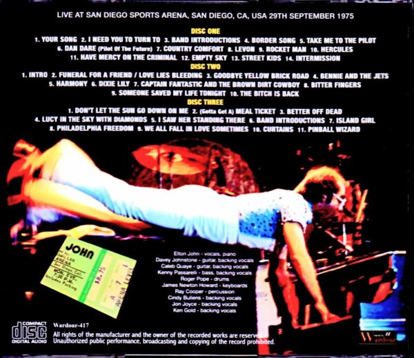 Elton John/CA,USA 1975 Original Master Tapes - Image 2
