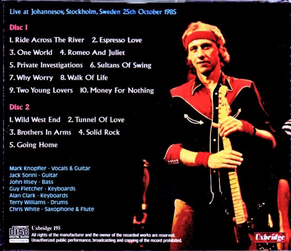 Dire Straits/Sweden 1985 - Image 2