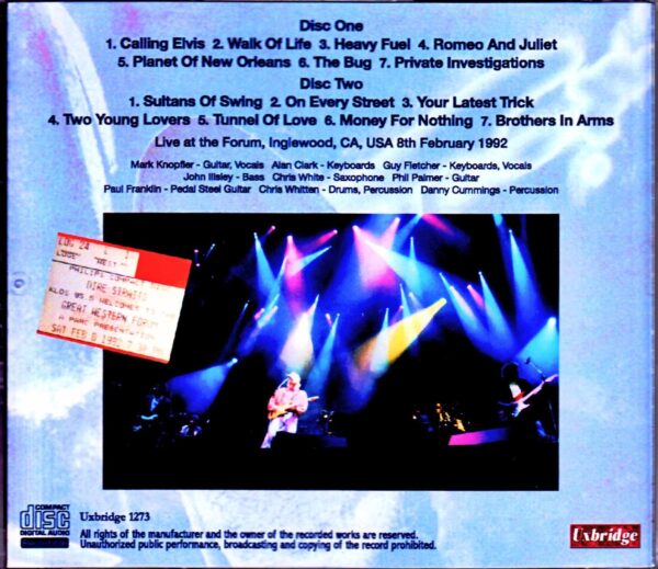 Dire Straits/CA, USA 1992 - Image 2