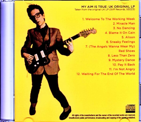 Elvis Costello/My Aim is True UK Original LP - Image 2