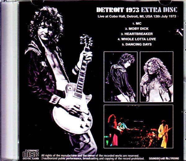Led Zeppelin/MI, USA 7.13.1973 - Image 2