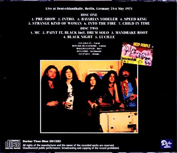 Deep Purple/Germany 5.21.1971 Upgrade - Image 2