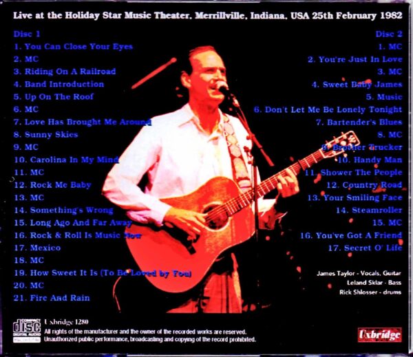 James Taylor/IN,USA 1982 - Image 2