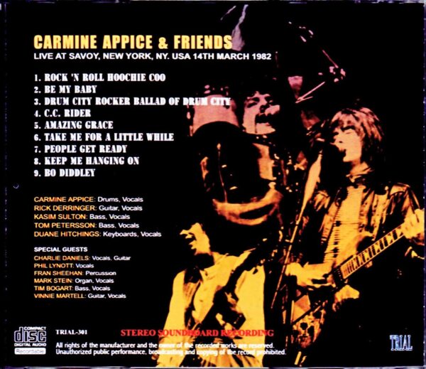 Carmine Appice & Friends/NY,USA 1982 - Image 2