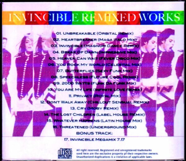 Michael Jackson/Invincible Remixed Works - Image 2