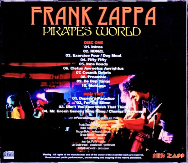Frank Zappa/FL, USA 1973 - Image 2