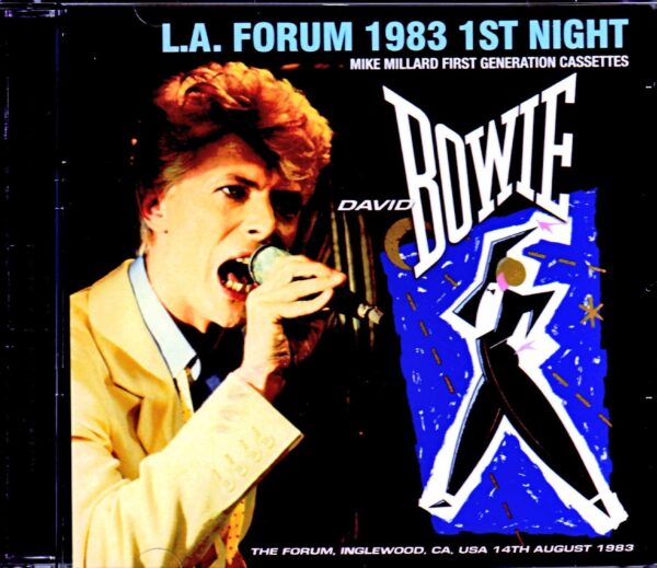 David Bowie/CA,USA 4.14.1983 Mike Millard First Generation Cassettes