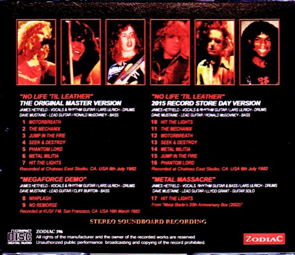Metallica/No Life 'Til Leather Ultimate & Upgrade - Image 2