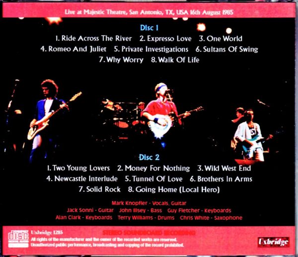 Dire Straits/TX, USA 1985 - Image 2