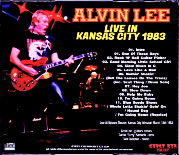 Alvin Lee/MO, USA 1983 - Image 2