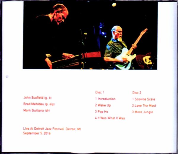 John Scofield, Brad Mehldau, Mark Guiliana/MI, USA 2016 - Image 2