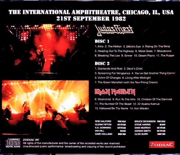 Iron Maiden,Judas Priest/IL,USA 1982 Upgrade - Image 2