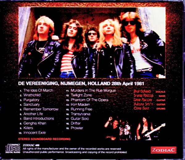 Iron Maiden/Holland 1981 Upgrade - Image 2